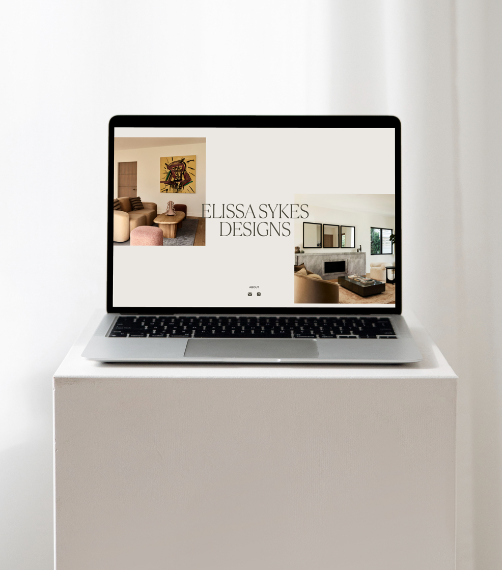 Web Design for Elissa Sykes